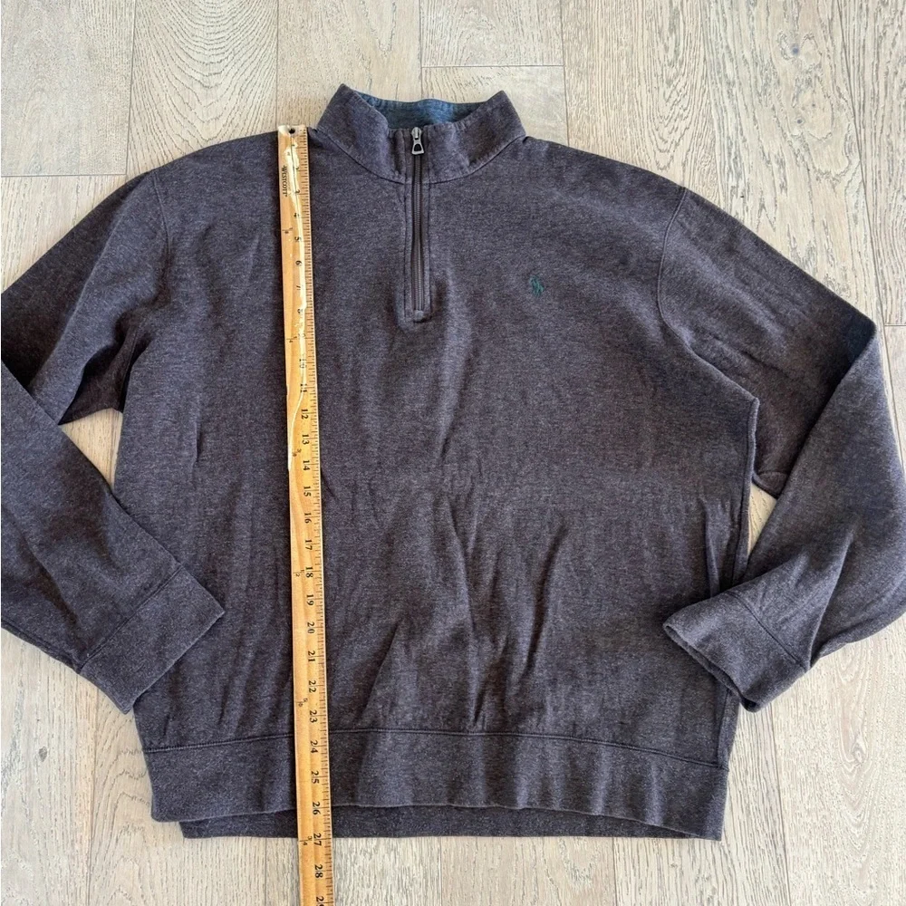 Ralph Lauren Polo Half Zip Pullover Brown XL